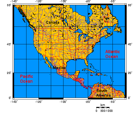 Usa Map With Latitude And Longitude